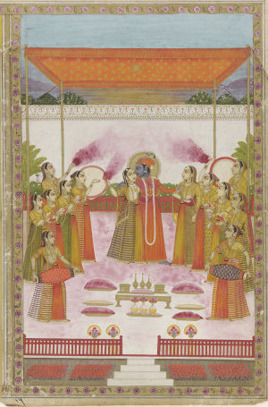 Krishna, Radha and the Gopis