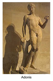 Adonis, Roman statue