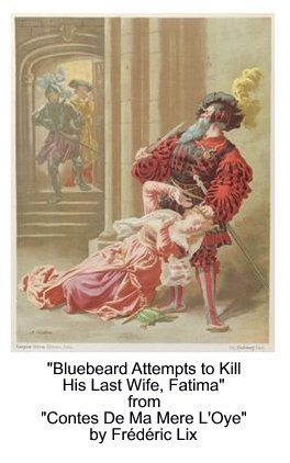 Bluebeard Attempts to Kill His Last Wife Fatima by Frederik Lix