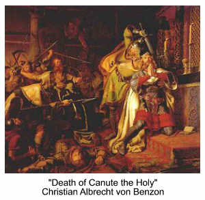 Death of Canute the Holy