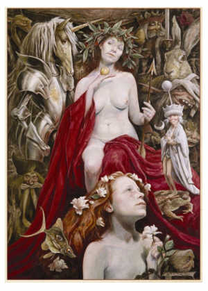 Alice and the Red Queen by Brian Froud