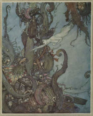 Little Mermaid by Edmund Dulac