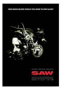 Saw, the movie poster