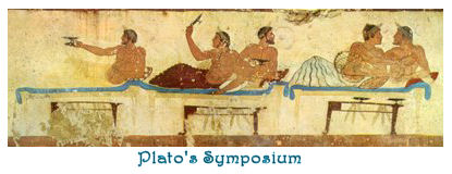 Fresco of Plato's Symposium