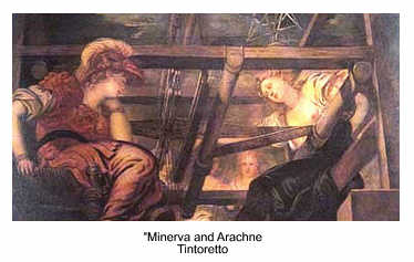 Minerva and Arachne by Tintoretto