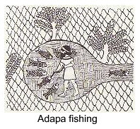 Adapa fishing