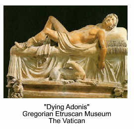 Dying Adonis from Gregorian Etruscan Museum