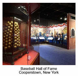 Baseball Hall of Fame in Cooperstown, New York