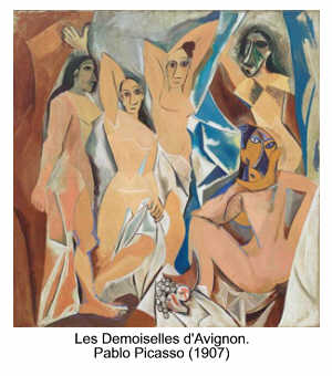 Les Demoiselles d'Avignon by Pablo Picasso 1907