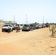 desert traffic jam