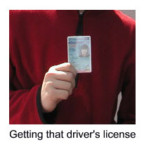 Getting that driver's license