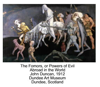 The Fomors, or Evil Abroad in the World by John Duncan, 1912, Dundee Art Museum, Dundee, Scotland