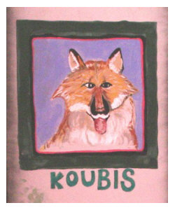 Drawing of the fox Koubis