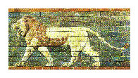 Mesopotamian mosaic of Leo