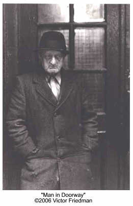 Man in Doorway by Victor Friedman