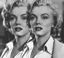 double image of Marilyn Monroe