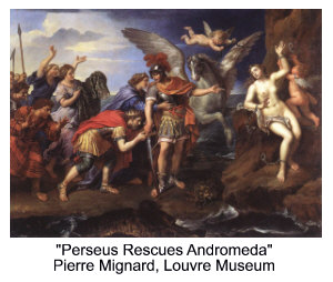 Perseus Rescues Andromeda by Piere Mignon