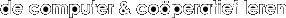 de computer & cooperative leren