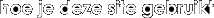 hoe je deze site gebruikt