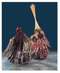 Irish Straw Mummers dancing